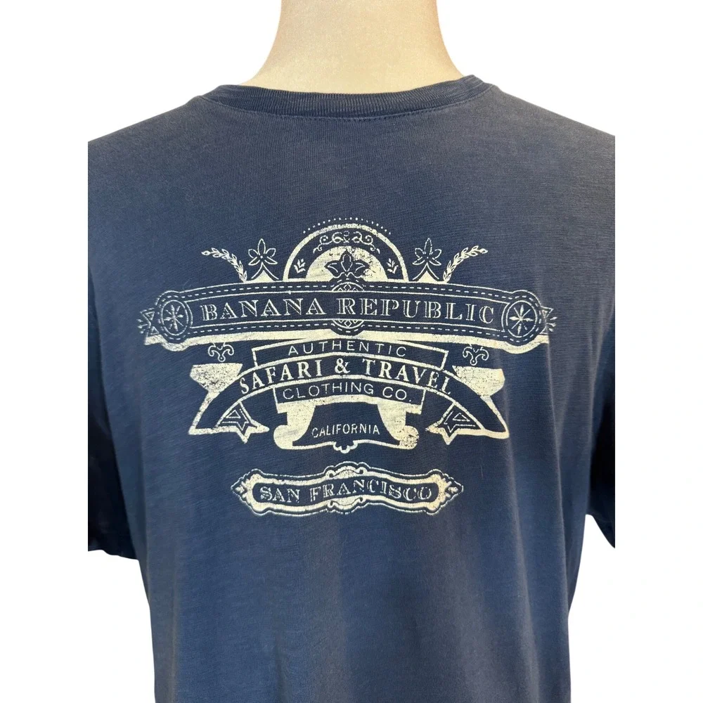Banana Republic Graphic Tee Blue